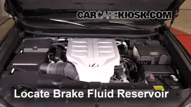 2015 Lexus GX460 Luxury 4.6L V8 Líquido de frenos Controlar nivel de líquido